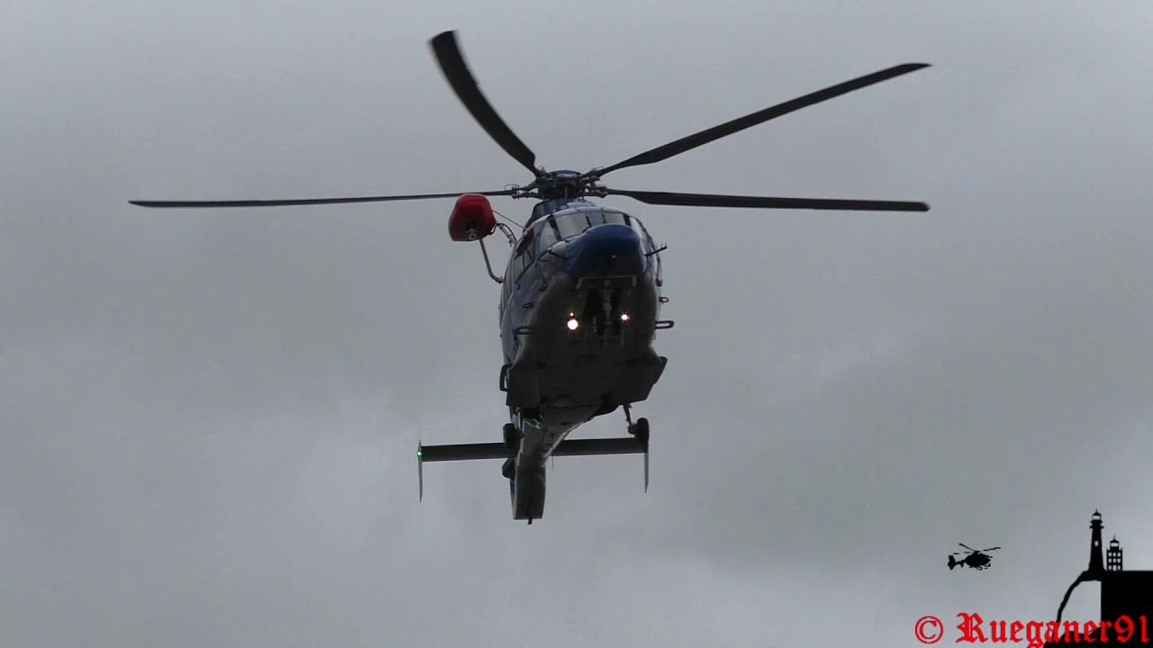 [HD] Northern Helicopter NHC02 , DHNHB , Landung am Klinikum Stralsund