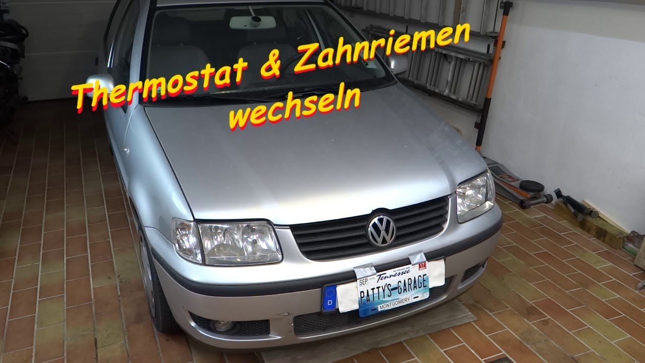 Thermostat & Zahnriemen wechseln am VW Polo 1,4L