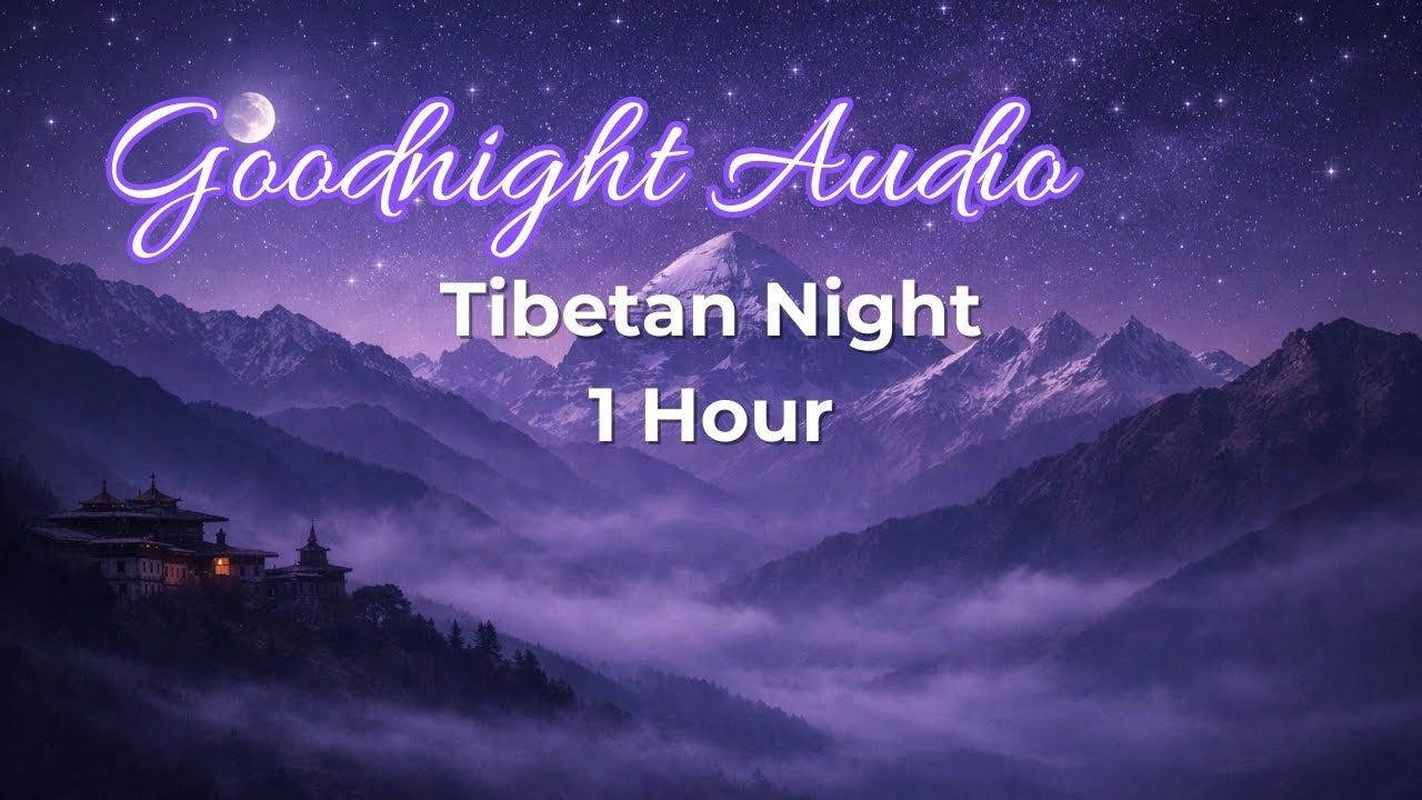 Tibetan Night  Monk Chants, Himalayan Mountain Wind & Low Synth for Deep Sleep