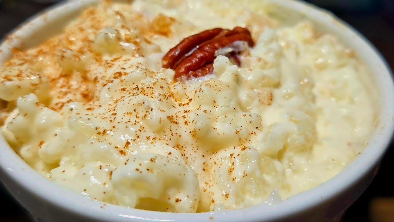 Arroz tres leches y queso crema philadelphia