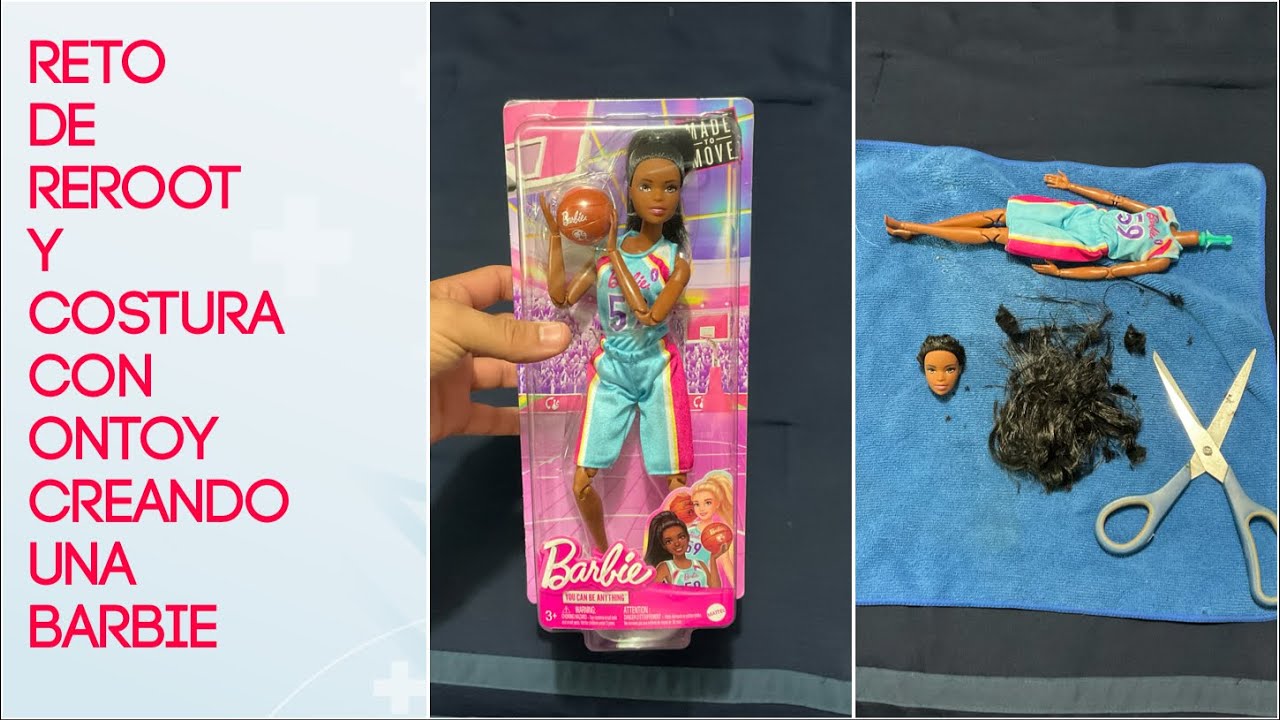 DISEÑANDO UNA BARBIE, CAMBIO DE CABELLO Y CREANDO UN LOOK  FT @ontoy