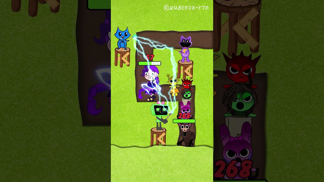 Волшебная защита Ви, Кэтнэпа и Ятты от Голодного Червя, Спрунки, Оленя и Совы! #короткометражки