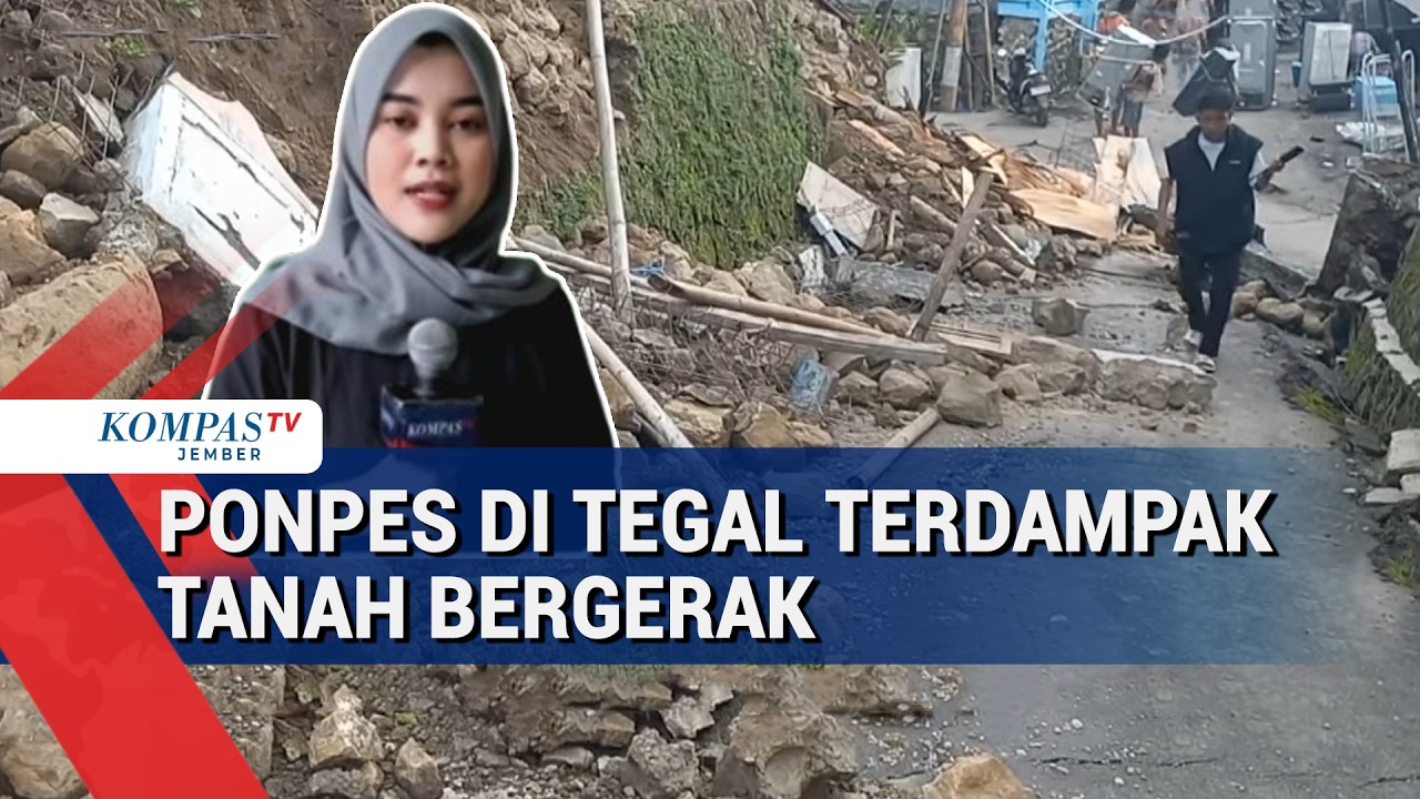 Bangunan Ponpes Ambruk di Tegal, Warga dan Santri Menanti Kepastian Relokasi