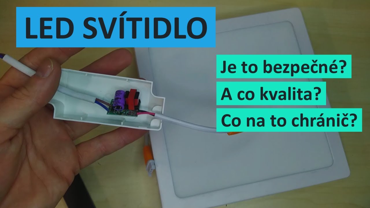 Nebezpečné svítidlo? Proč je potřeba mít proudový chránič?