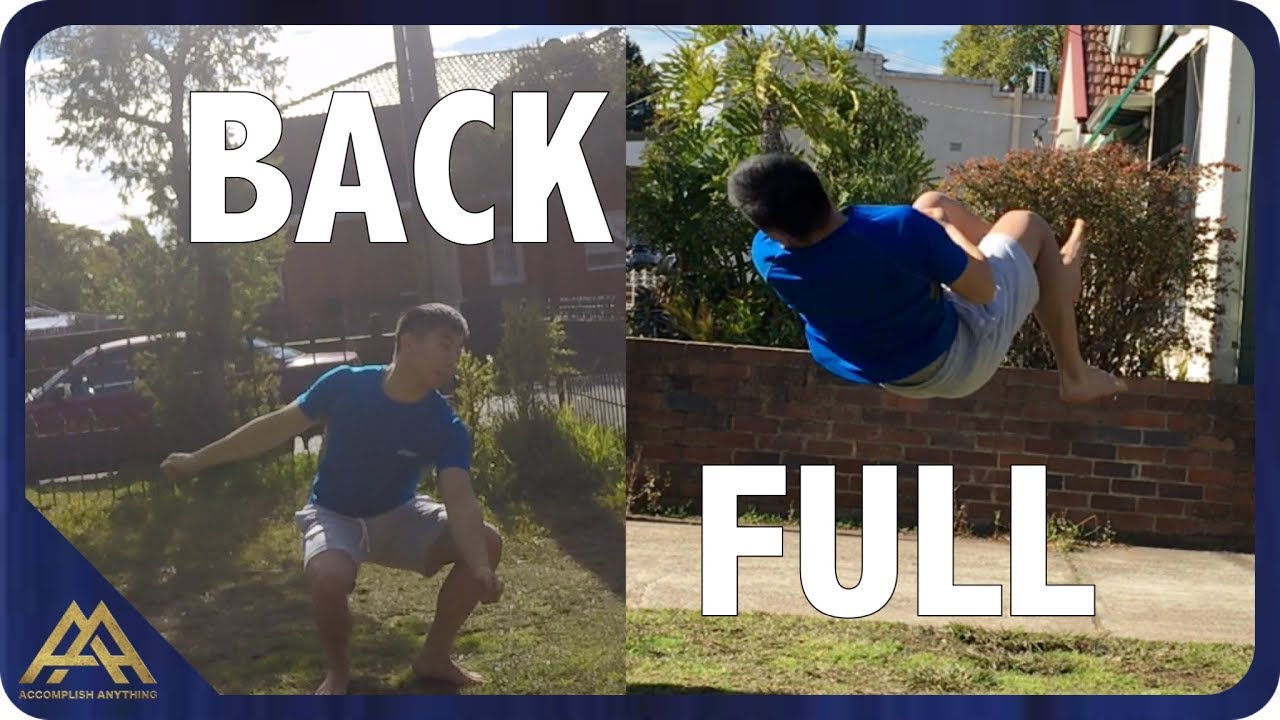 Standing Back Full (Backflip 360) Progression