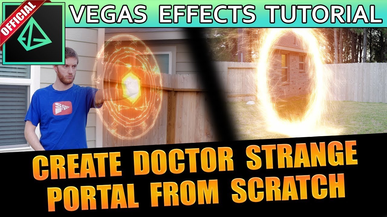 Как создать портал Доктора Стрэнджа в VEGAS Effects / VEGAS POST 👨‍🏫 VEGAS Tutorial #79