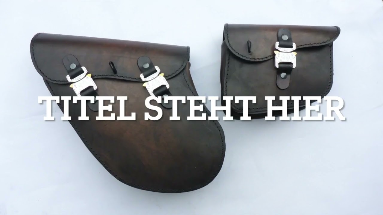 Fenderstrut-Taschen für Dyna ohne Flaschenhalter