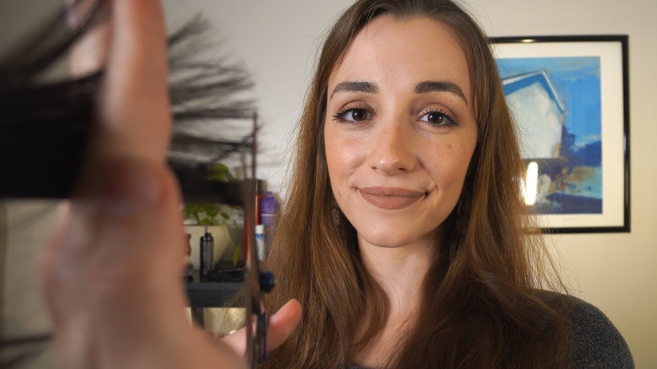 ASMR | Relaxing Haircut Roleplay ✂️ (Binaural, Personal Attention, Hair Brushing & Cutting)