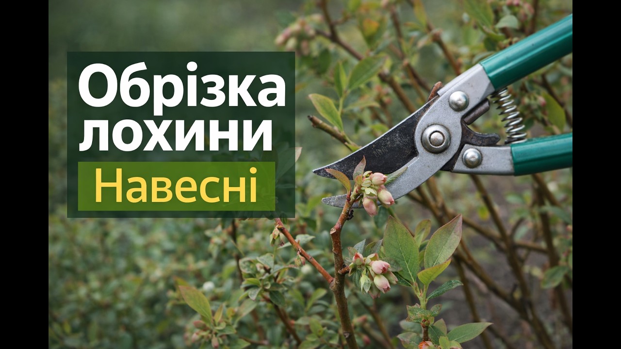 Як обрізати лохину навесні, щоб кущ був у ягодах. Розпаковка садового інструменту.