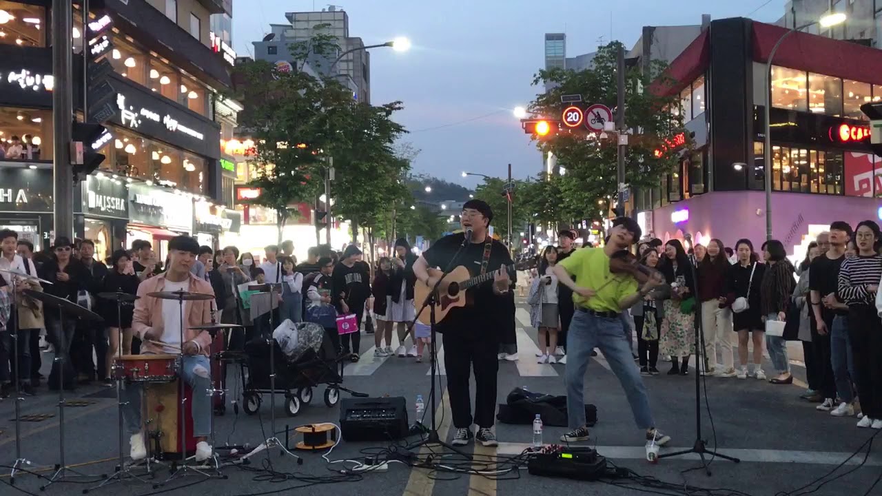 190504 신촌버스킹 가능동 - can't take my eyes off you