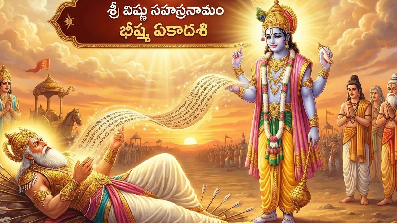 భీష్మ ఏకాదశి విశిష్టత - Devotional Journey - Telugu Devotional Content - Origin of Vishnu Sahasra
