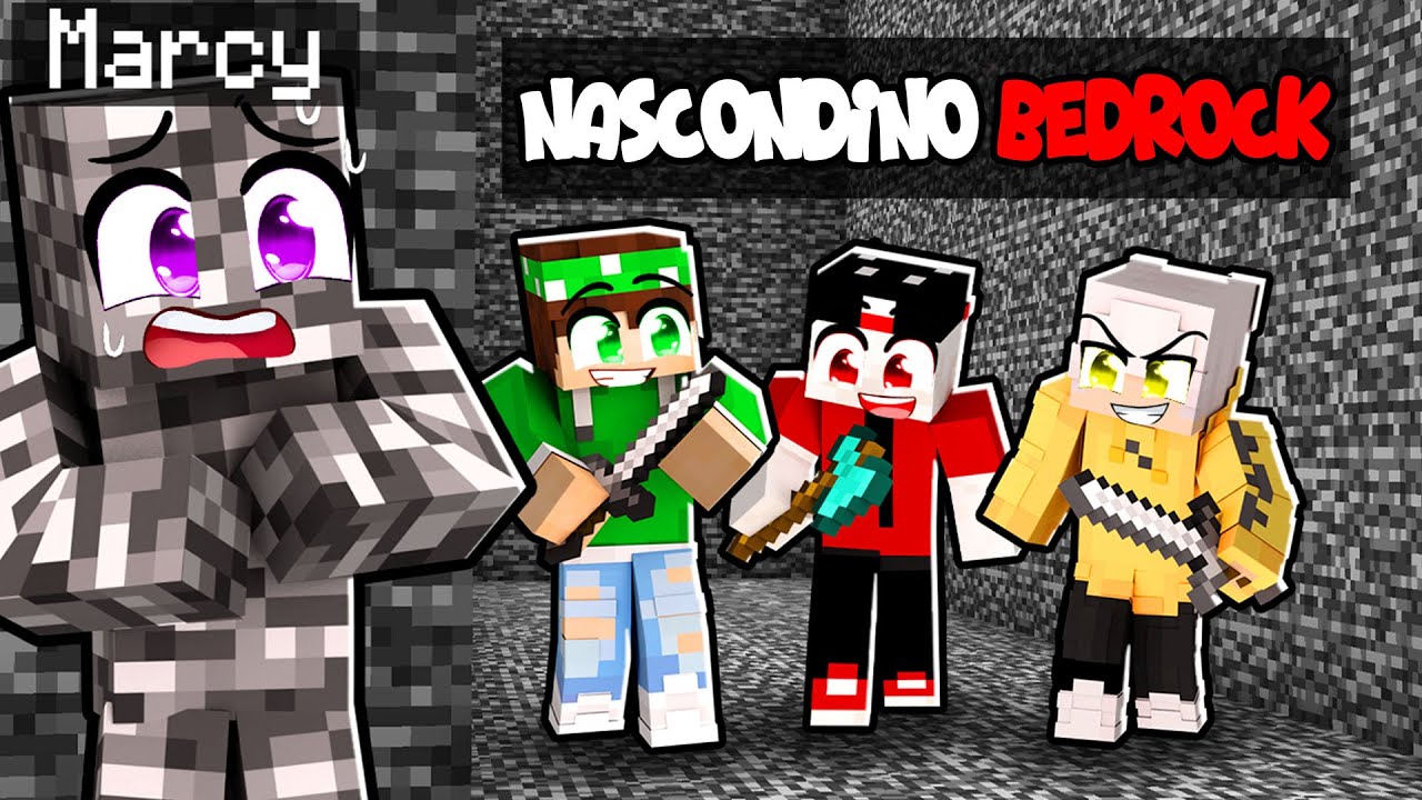 NASCONDINO DI BEDROCK SU MINECRAFT