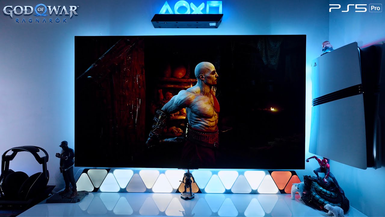 God of War Ragnarök PS5 Pro 4K Gameplay | LG OLED C2 OLED TV