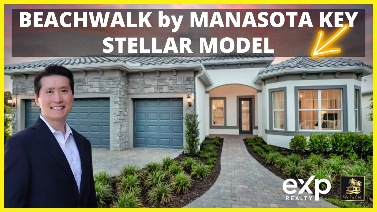 BeachWalk by Manasota Key in Englewood Florida Stellar model New Construction Tour. Gated Community