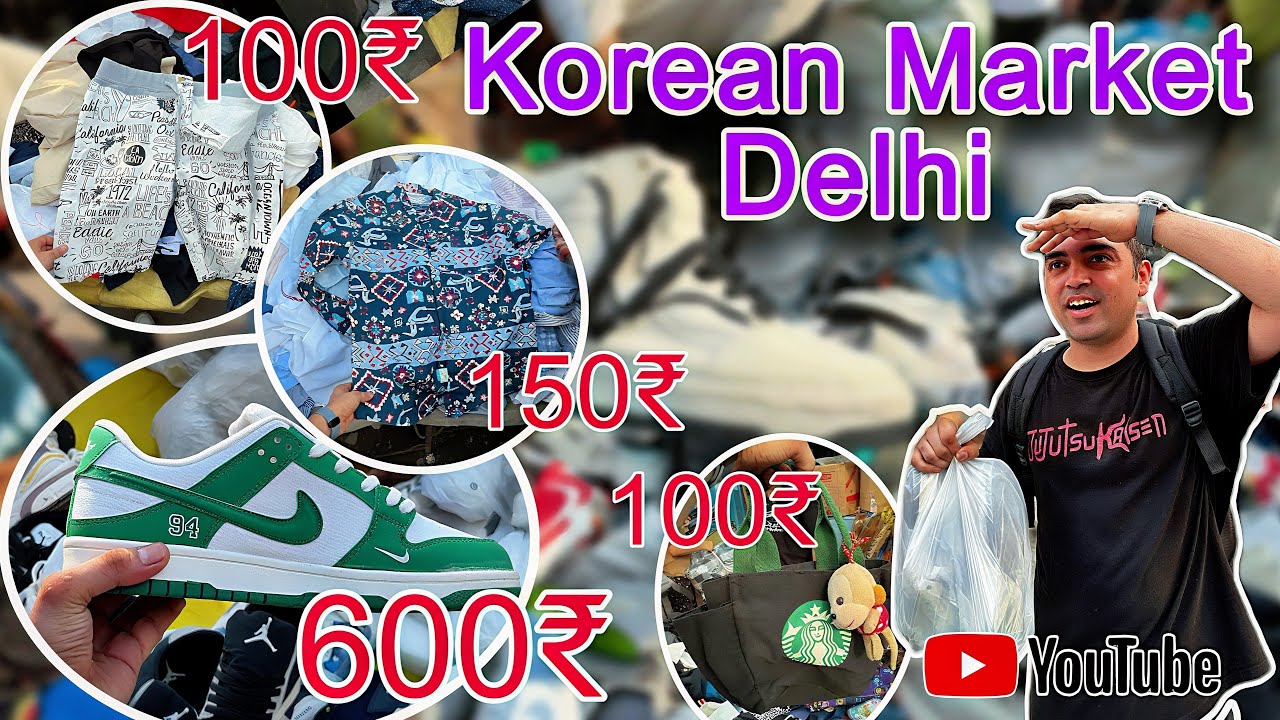 &ldquo;Hidden Korean Market in Delhi 🇰🇷 | RK Puram Sunday Bazaar | Saste Shoes, Clothes & More!&rdquo;