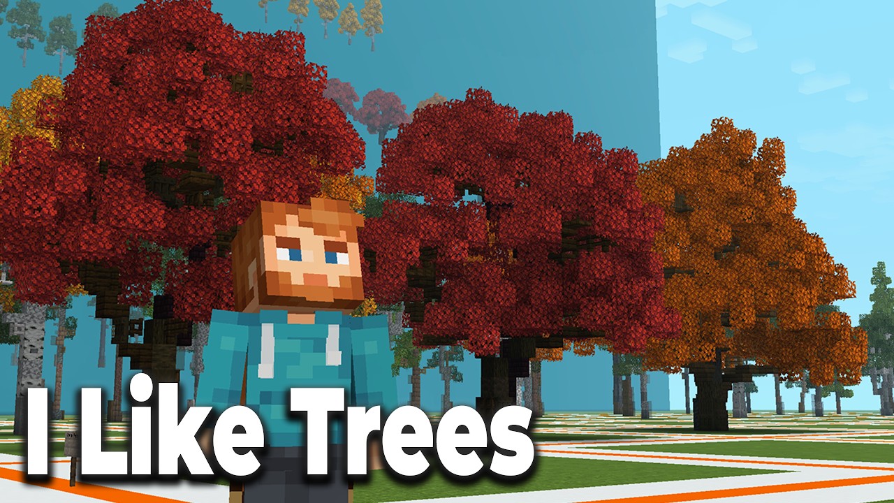 Building Custom Fall Trees in the NEW Minecraft Update