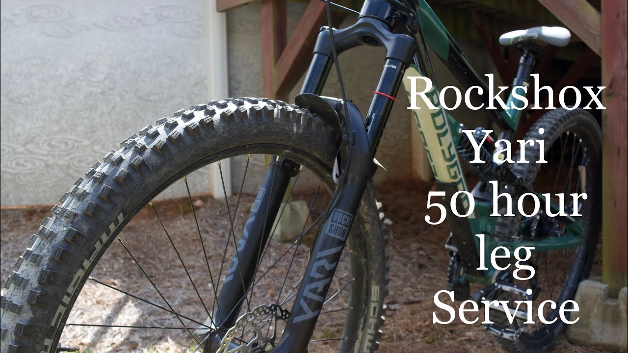 How to Service a Rockshox Yari RC | 50 hour lower leg service
