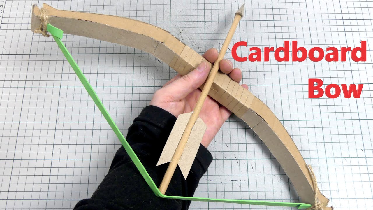 How to make a Cardboard Bow and Arrow