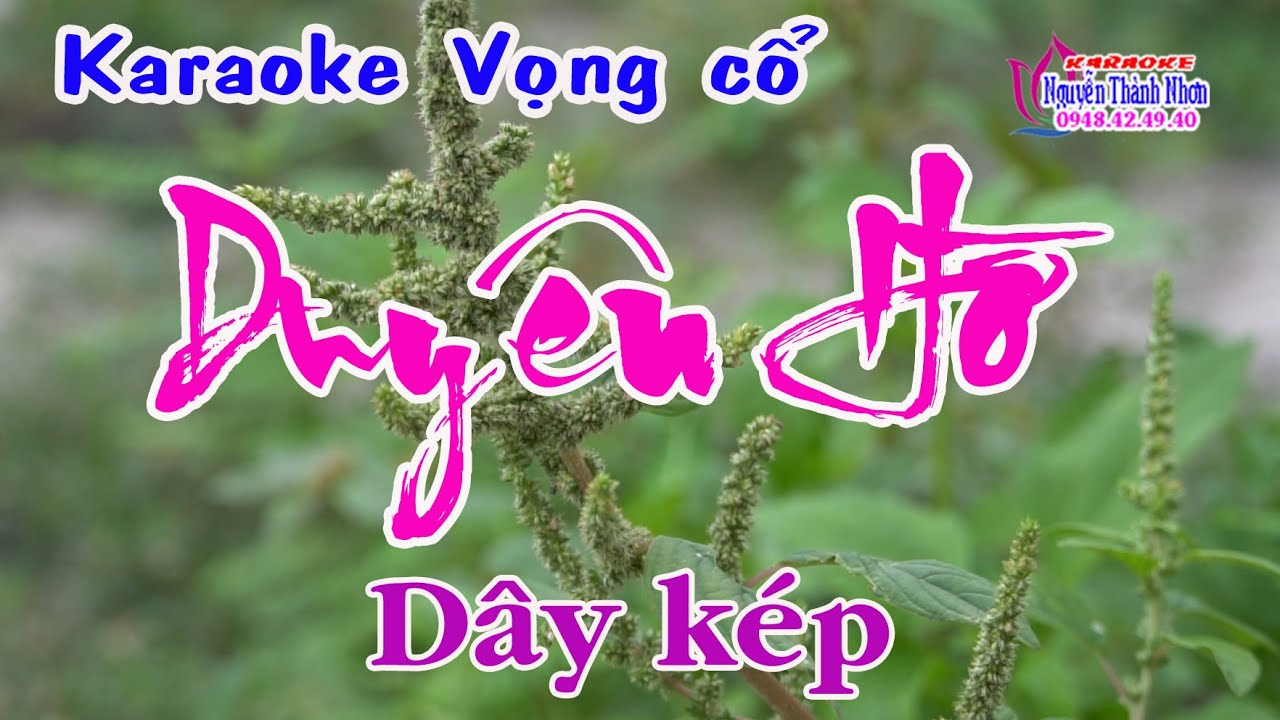 Karaoke vọng cổ DUYÊN HỜ - DÂY KÉP