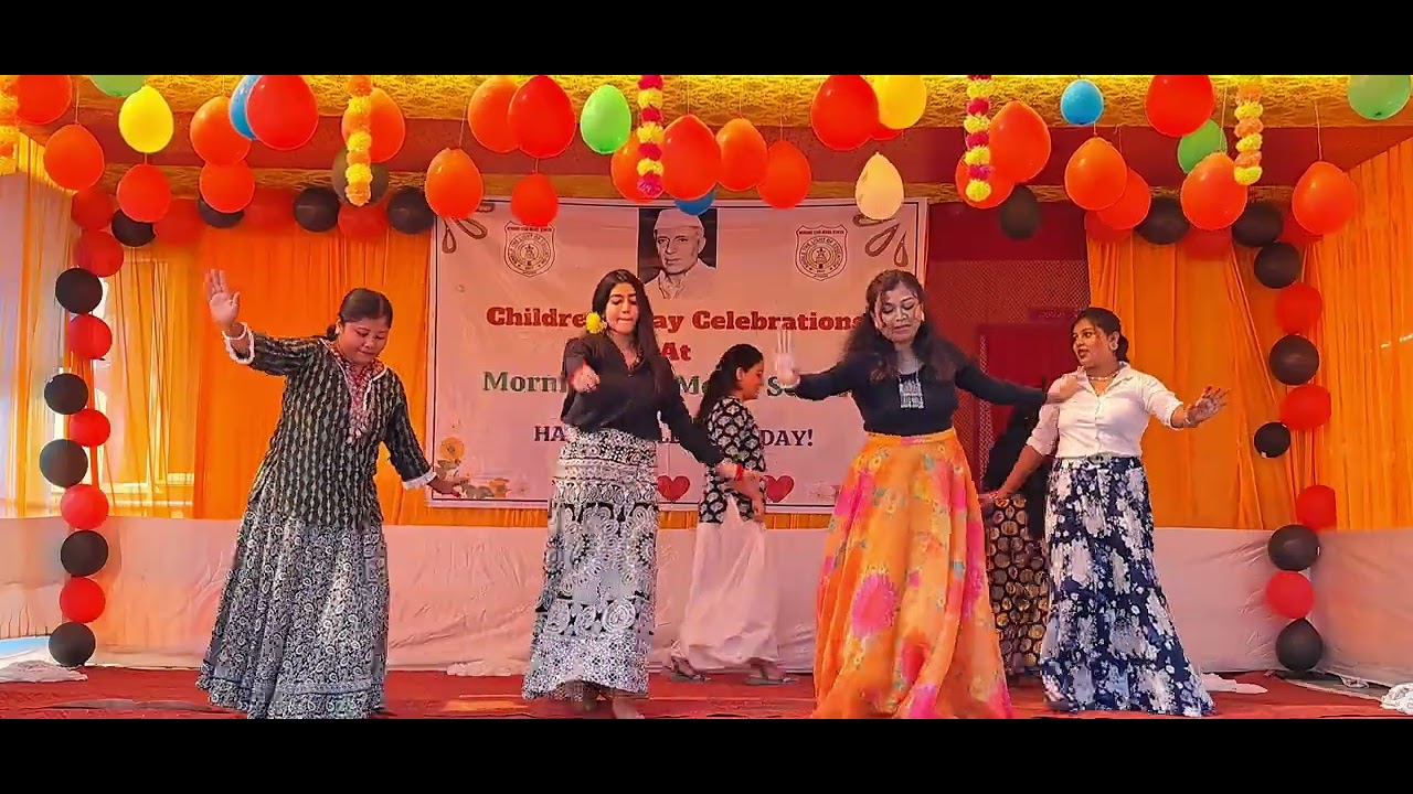 Female Teachers Dance Performance on Children's Day Celebration 2024-25