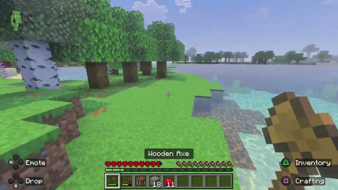 ماين كرافت ولكن هارد كود(صعبببببببب😮‍💨😮‍💨)