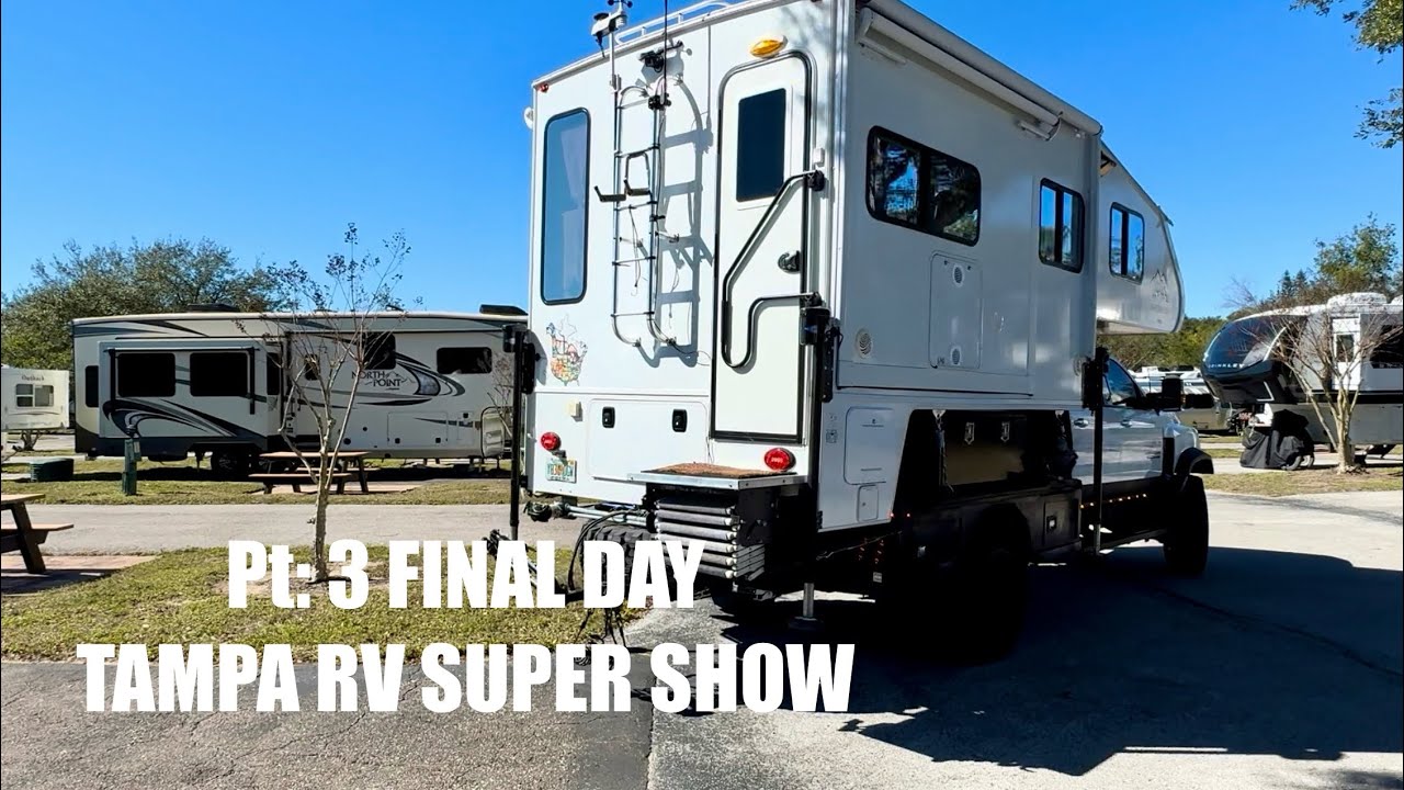 Part 3: Tampa RV Super Show & Tampa Camp Out | Season 4 Episode 21 VLOG 341