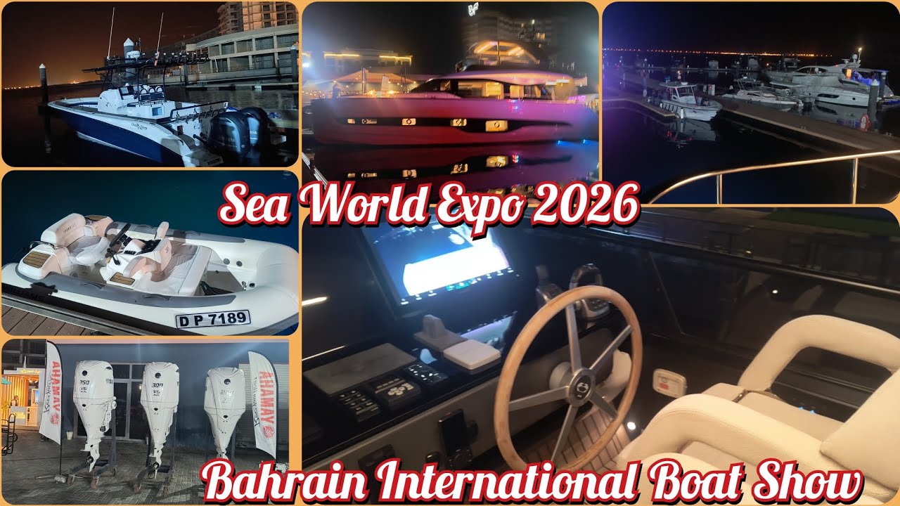 Bahrain Boat Show 2026 – Explore Luxury Vessels With Me🛥️🌊
