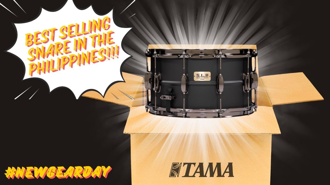TAMA SLP BIG BLACK 14x8 SNARE (Review and Soundcheck)