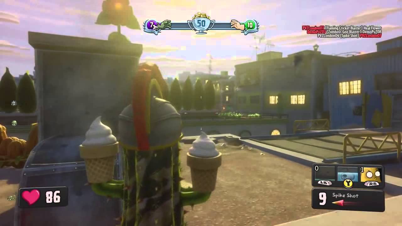 Plants Vs. Zombies Garden Warfare: Multiplayer and Co-Op Information