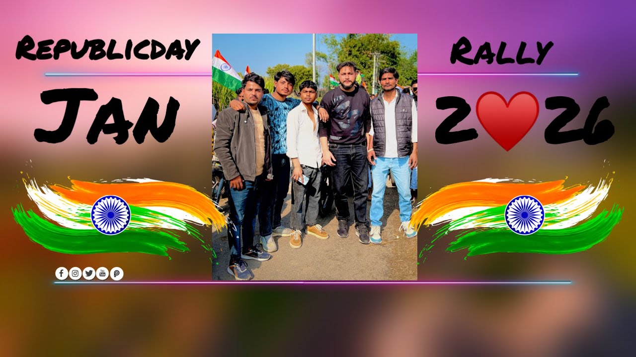 Tiranga rally 26 January I Meet #lakhimpur #creators @TheAdventureVloging 