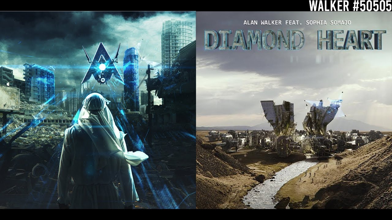 Diamond Heart in the Darkside [Flipped Mashup] - Alan Walker & More (Special 100 Video's)