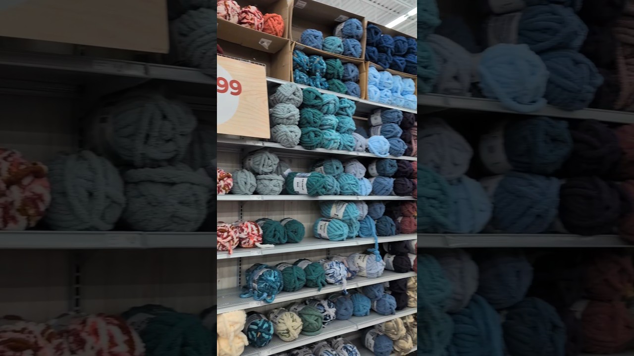 new stuff at Michael's is finally here! #crochet #yarn #shorts #craft #michaels #newyarn