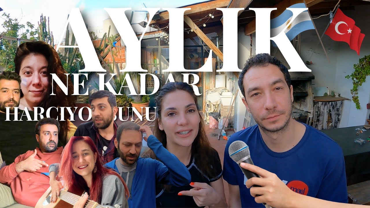 Arjantin'de yaşayan TÜRKLER ne kadar harcıyor? #vlog #arjantin