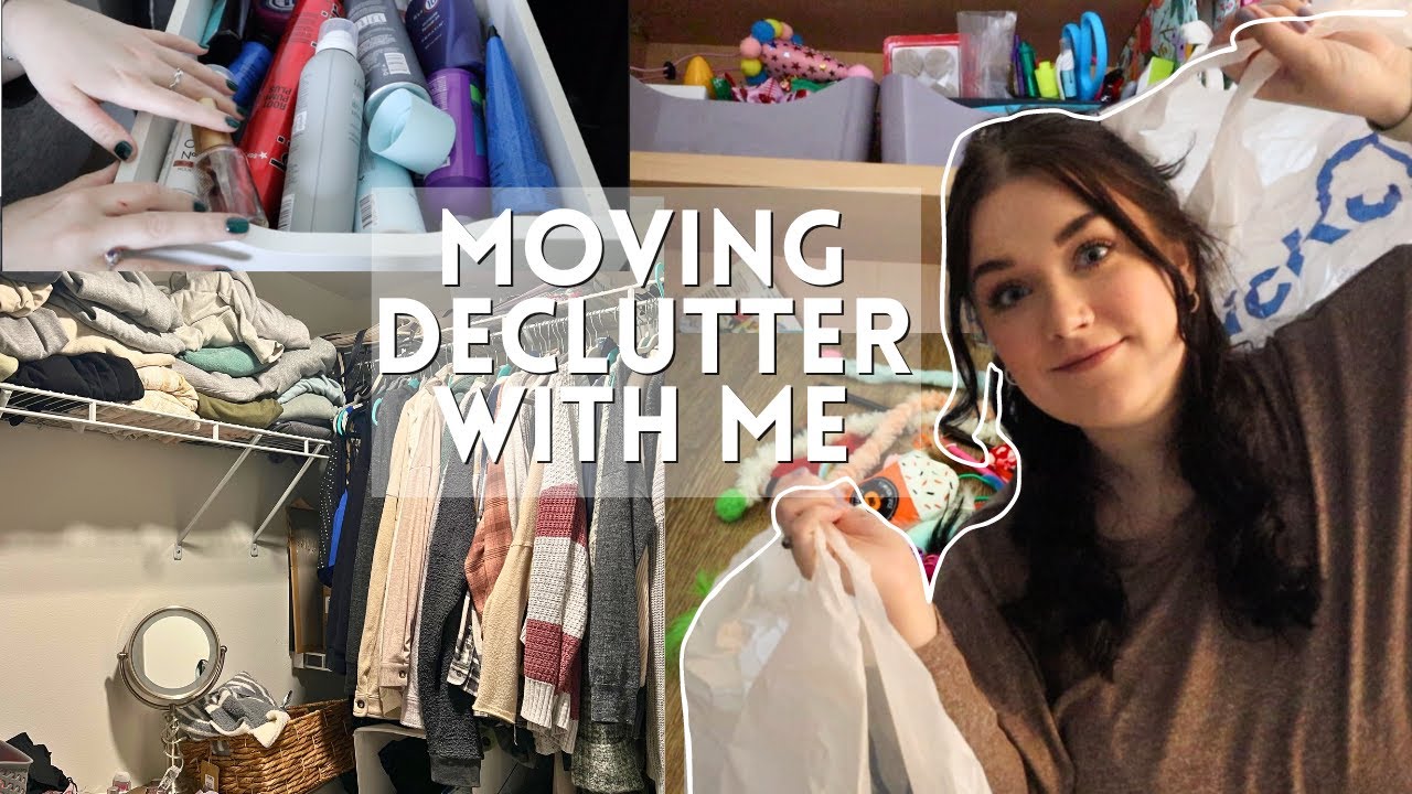 DECLUTTERING MY ENTIRE APARTMENT BEFORE I MOVE