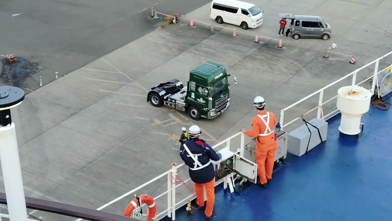 🚢太平洋フェリー入港シーン！名古屋から仙台へ｜静かな感動のラスト