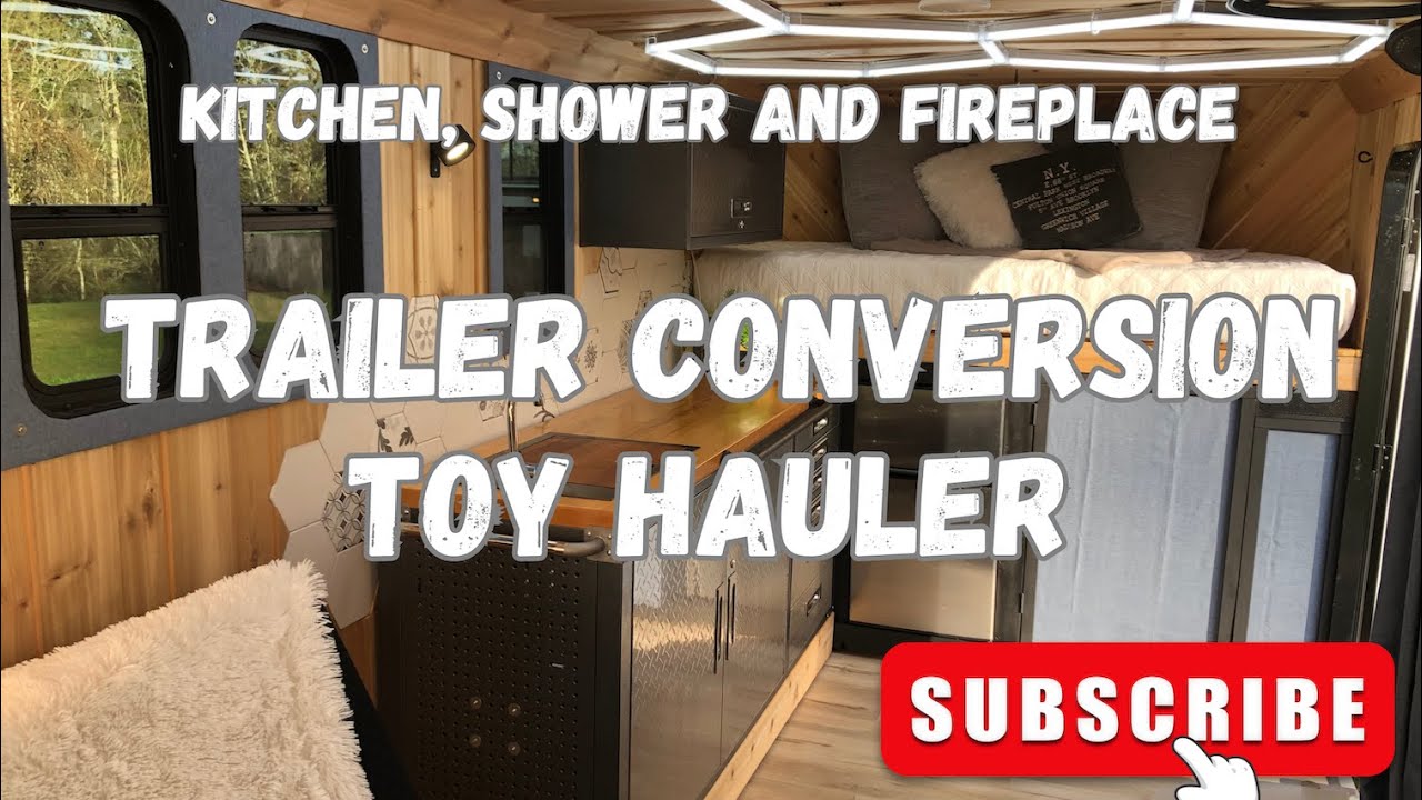 CARGO TRAILER CONVERTED INTO MICRO TOY HAULER