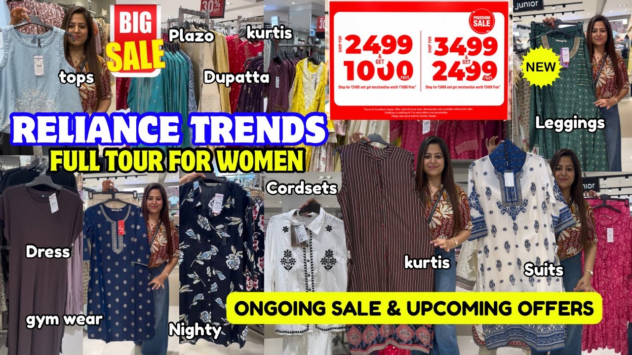 TRENDS SALE 2026 | Reliance Trends Sale Flat 50 % off |Reliance Trends offers today | ₹3499 on ₹2499