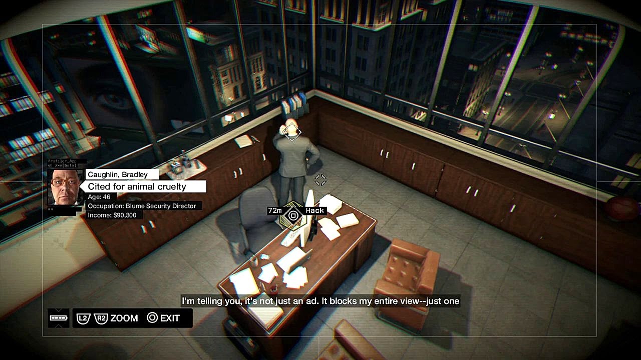 Watch Dogs - Open Your World: cTOS HQ Hack Bradley Caughlin's Laptop Give Clara Aceess Upload Virus