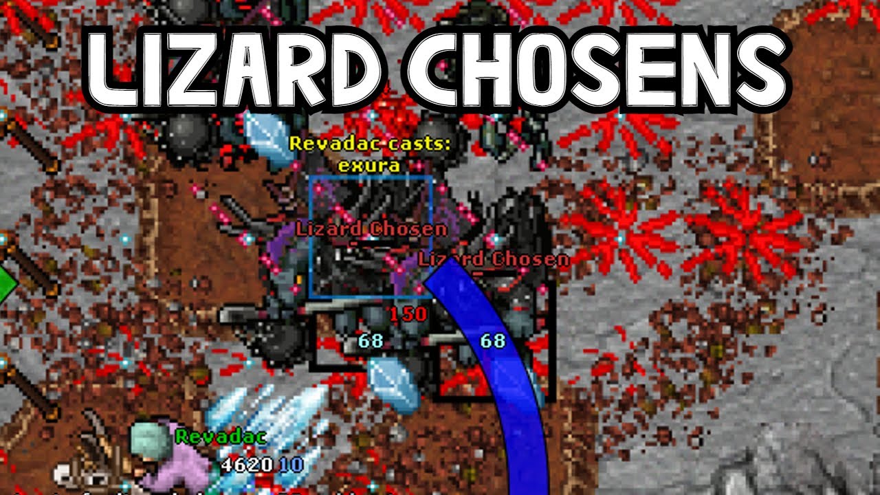 Tibia | LIZARD CHOSEN | RP LEVEL 130+ | Projeto RP do Zero