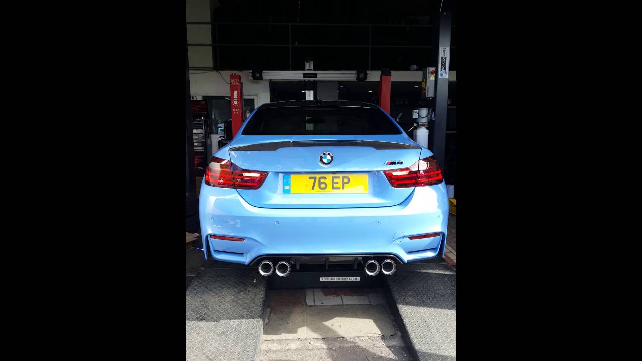 Bmw m4 M Performance exhaust sound