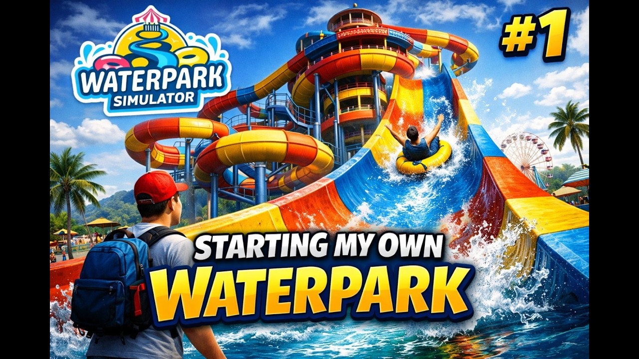 Starting My Own WATERPARK Empire! 🌊💰 | Water Park Simulator #1