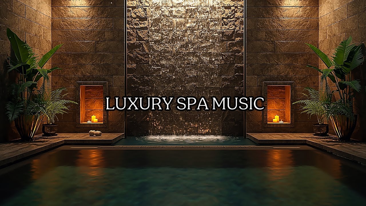 Fall Asleep Surrounded by Peace and Water | Spa Music Luxury Water Sound Relaxing