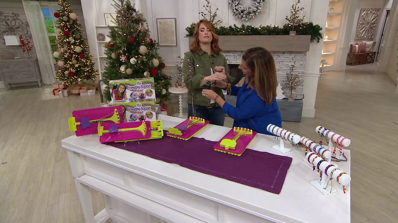 My Friendship Bracelet Maker Kit with Beads and Storage Tray on QVC