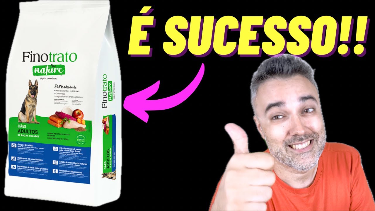 Ração FINOTRATO NATURE ✅É SUCESSO!! ✳️Comprei!