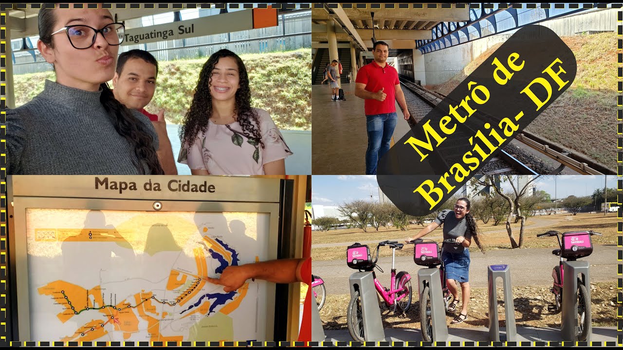 METRÔ DE BRASÍLIA - DF 🚇ANDANDO DE METRÔ PELA 1 VEZ