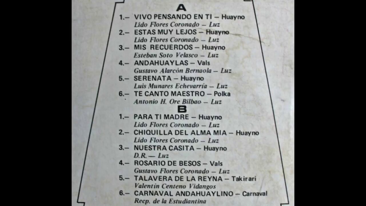 Estudiantina magisterial de Talavera - Vivo pensando en ti
