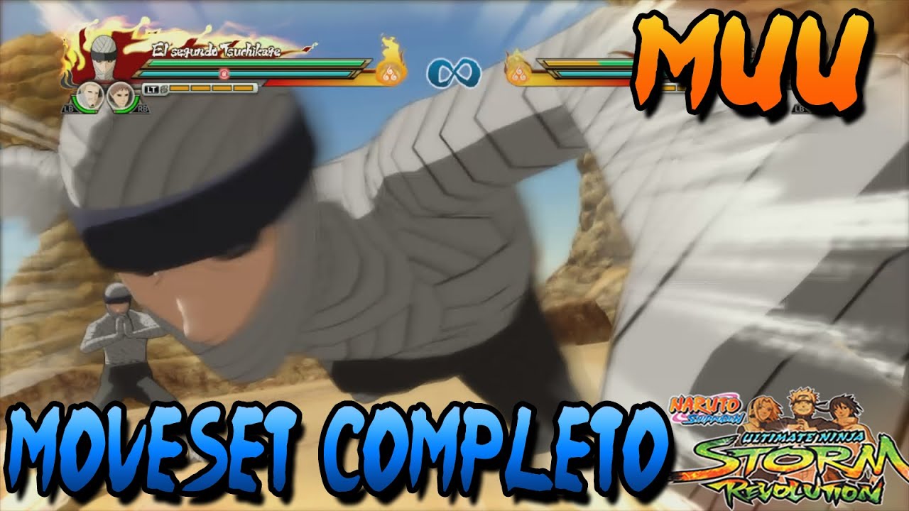 Naruto Storm Revolution: Muu (Edo Second Tsuchikage) Moveset Completo
