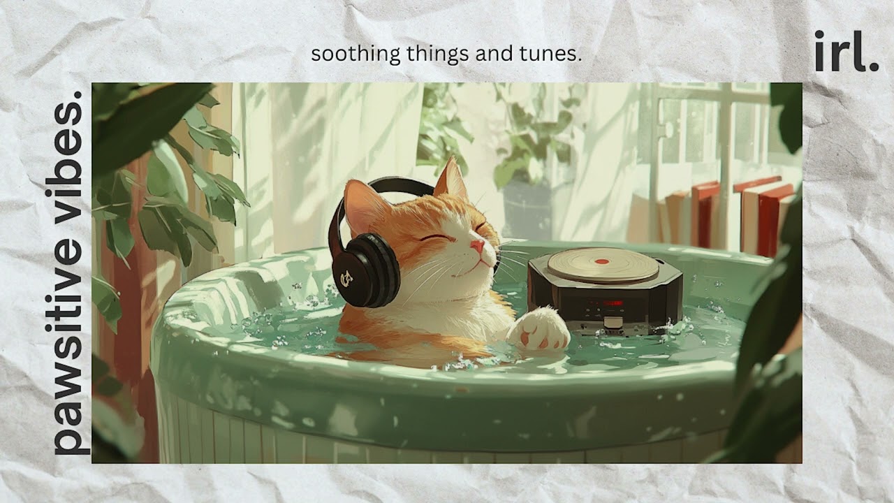 irl. pawsitive vibe ~~ chill lofi to relax, study, draw and dream for ambience ~~