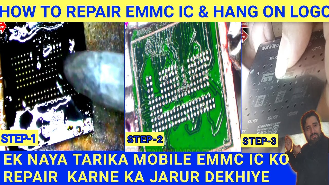 how to repair emmc ic | how to repair dead boot android phone |how check emmc ic | dead phone repair