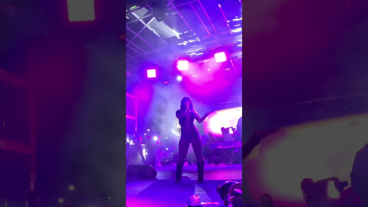 RUBI ROSE wore MATTE collection  while performing live | up the smoke festival